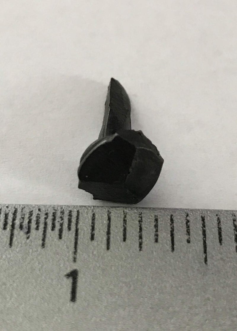 OLD NAIL SOURCE (50) 5/8" Steel Decorative Wrought Head Nails with Black Oxide Finish. (Small, Black) - Image 2